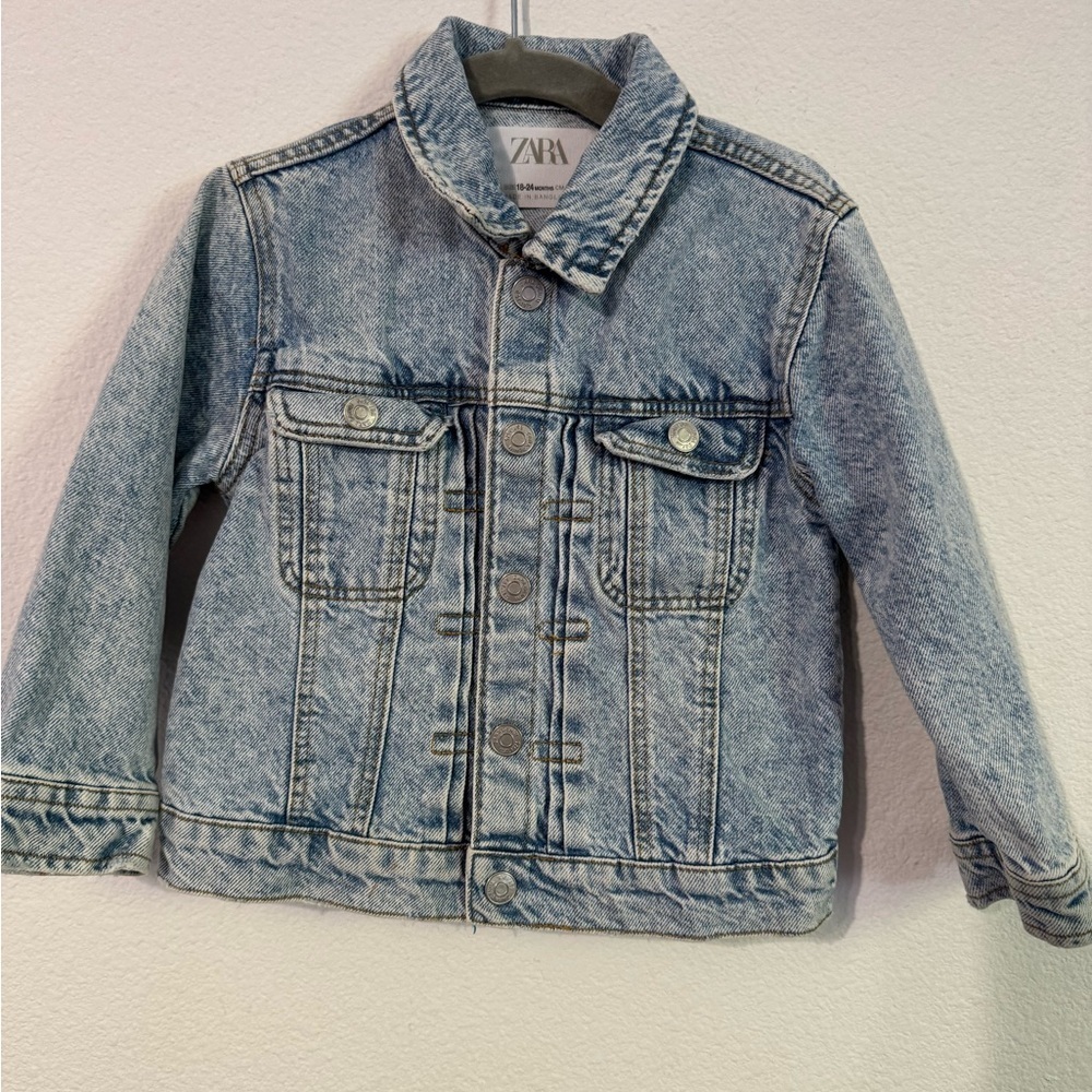 zara baby jean jacket 18-24 months